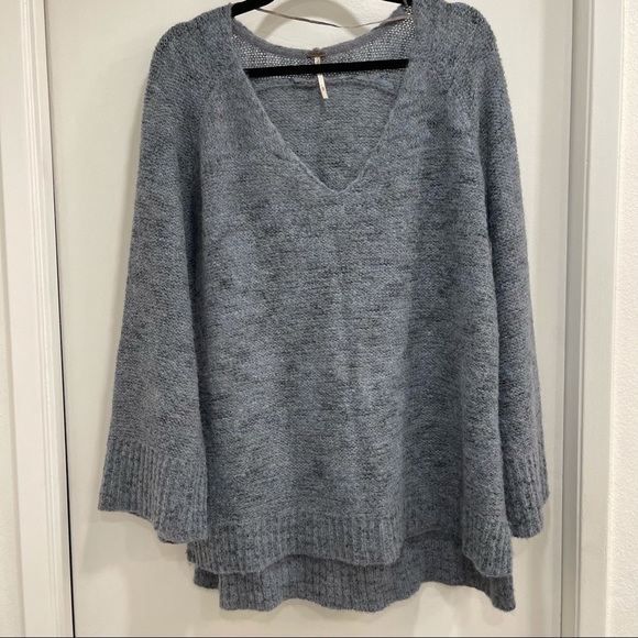 Free People Sweaters - Free People blue long sleeve sweater